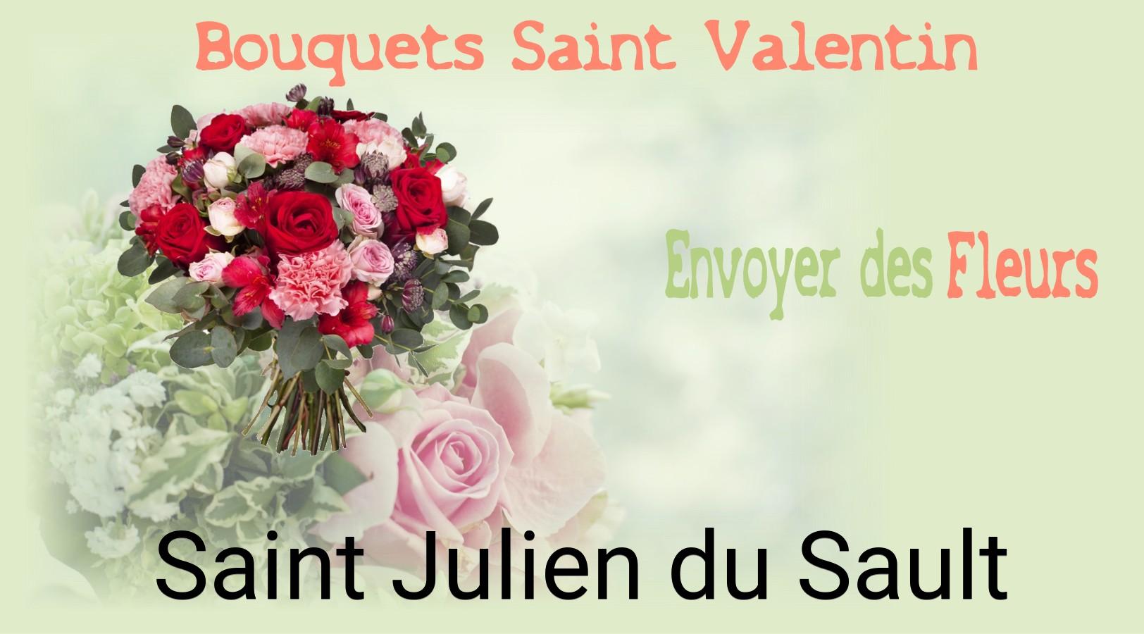 Roses de Saint-Valentin livrées à Saint-Julien-du-Sault